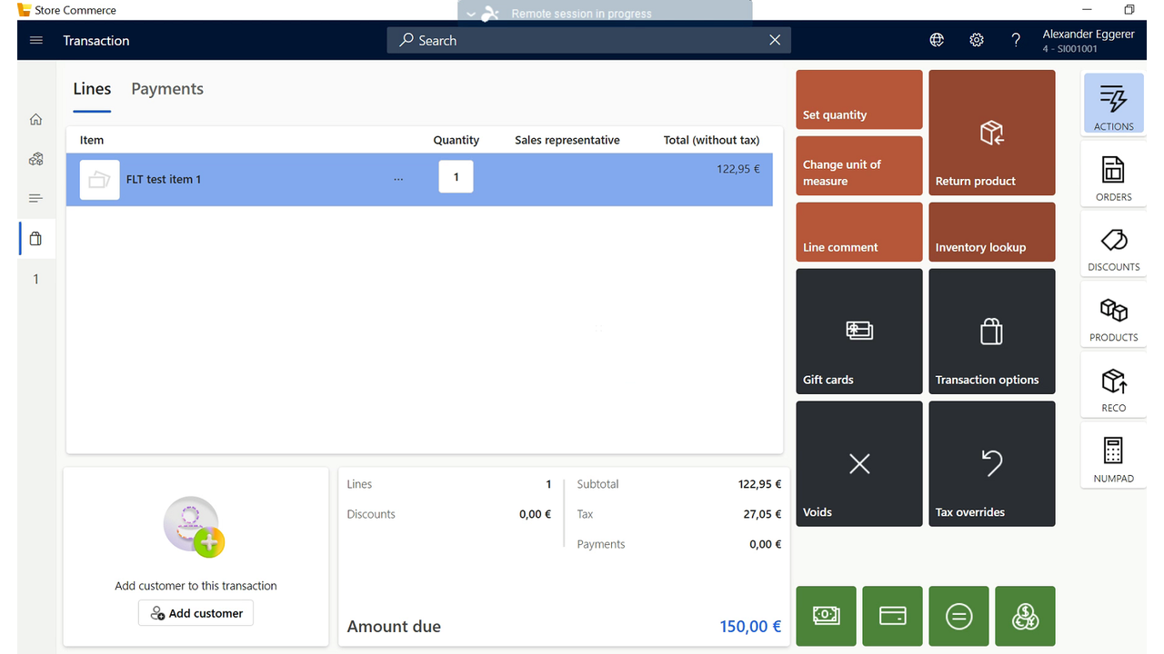 Standard Store Commerce sale ready for Slovenian fiscalization
